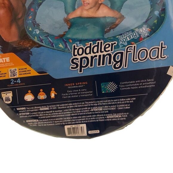 Swimways Toddler Swing Swim Float Zippered Pouch Age 2T-4T NEW - Picture 4 of 11